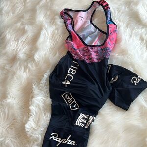 Rapha custom made pro cycling bibs